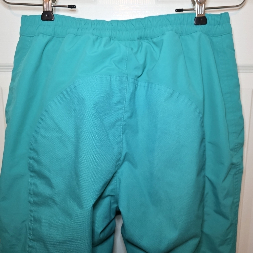 Lands End Kids Squall Waterproof Insulated Iron Knee Snow Pants Sz 14 Green - Picture 8 of 12